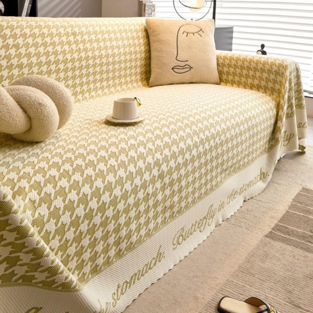 2024 New Summer Ice Silk Mat Sofa Cover Cloth Towel All-inclusive Non-slip Summer Cool Light Luxury High-end Seat Cushion