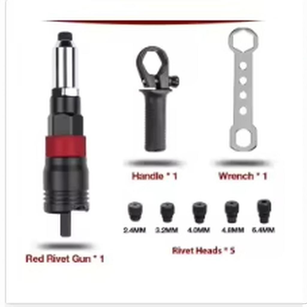 Electric Electric Drill Adapter Cordless Ing Tool Kit, Plug-in Tool 2.4mm/3.2mm/4.0mm/4.8mm/6.4mm