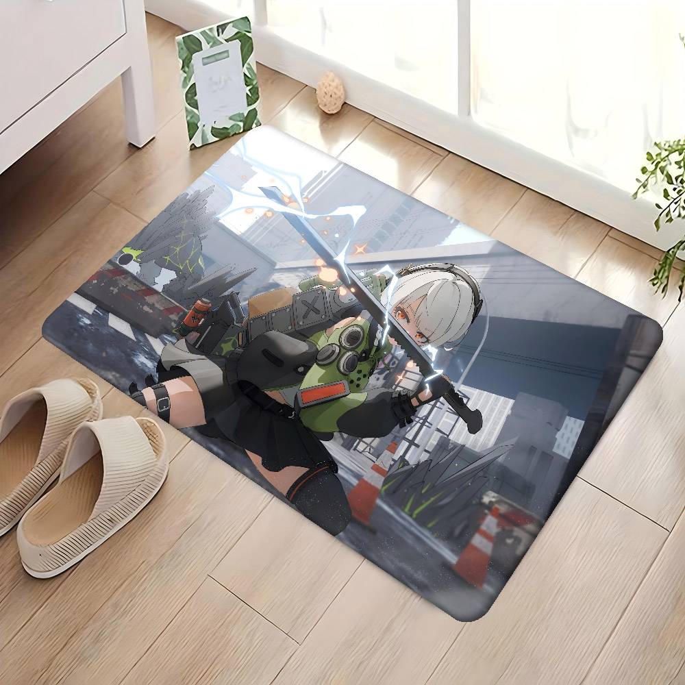Zenless Zone Zero Anby Demara Room Mats Cheaper Anti-slip Modern Living Room Balcony Printed Welcome Rug