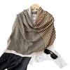 Star Cotton and Linen Scarf Women's Office Air Conditioner Shawl Niche Many Use Warm Outside with Sweet Silk Scarf Scarf