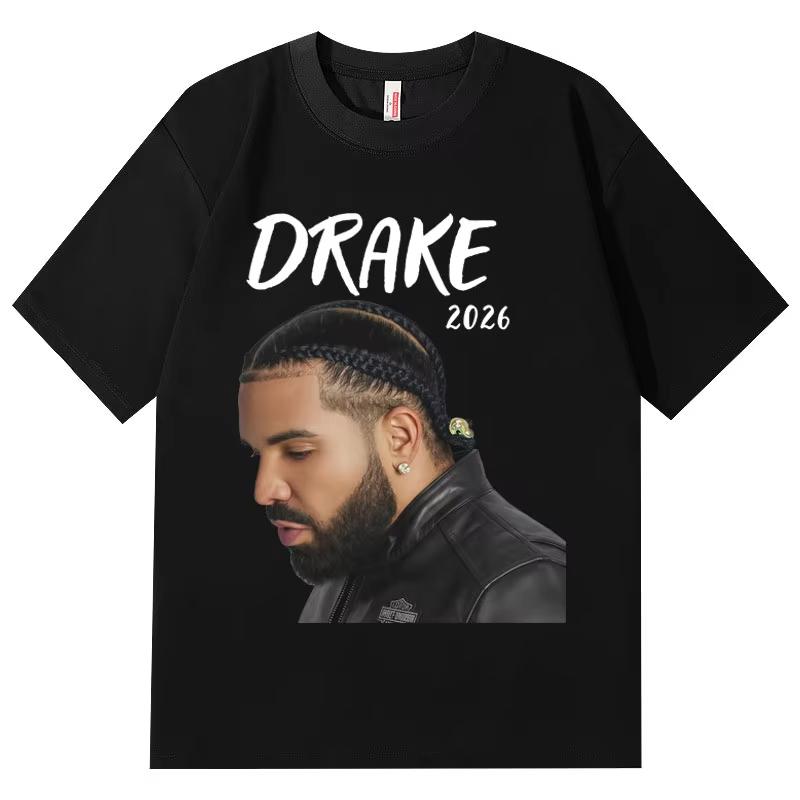 2026 Rapper Drake Iceman T-shirt Men Women Clothing Fashion Hip Hop Short Sleeve T-shirts Summer Casual Fashion Trendy Tee