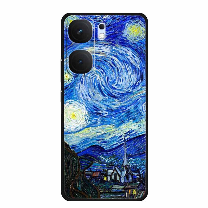 3D TPU Case For Vivo iQOO Neo 9 pro Flower Emboss Funda Neo 9s Pro Back Relief Silicone Soft Phone Cover Cartoon Bumper Capa