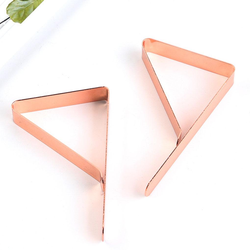 12 Stück Stabile Klemmende Edelstahl Tischdeckenklammern - Einfach Zeit und Mühe Sparen Runde Tischdeckenhalter golden