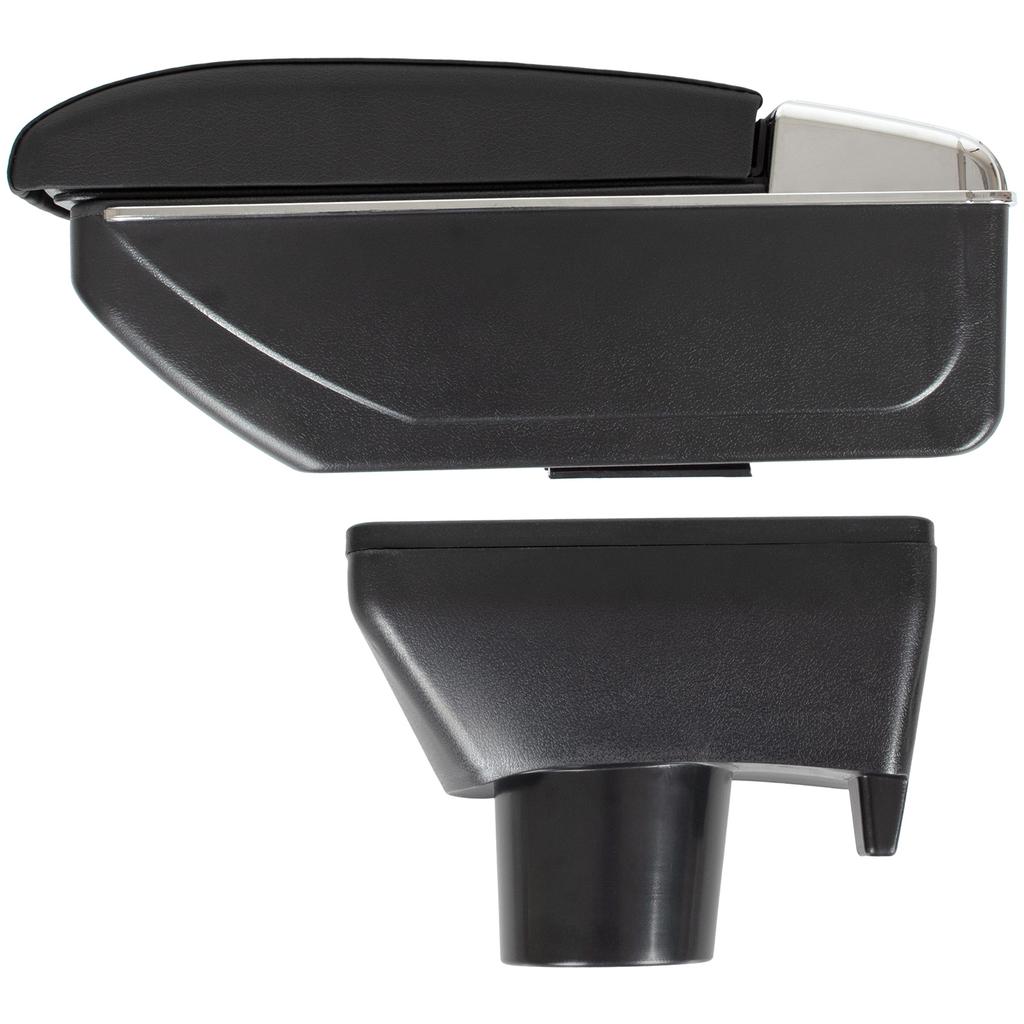 Toyota Yaris III 11-20 Armrest with Storage Box, Black Eco Leather + Mounting Kit