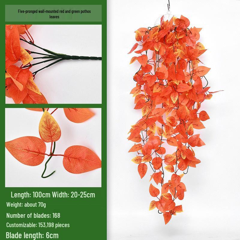 Artificial Hanging Vine Plant for Home Décor: Ideal for Living Room, Bedroom, Bathroom, Kitchen, Windowsill, Balcony, and Courtyard.