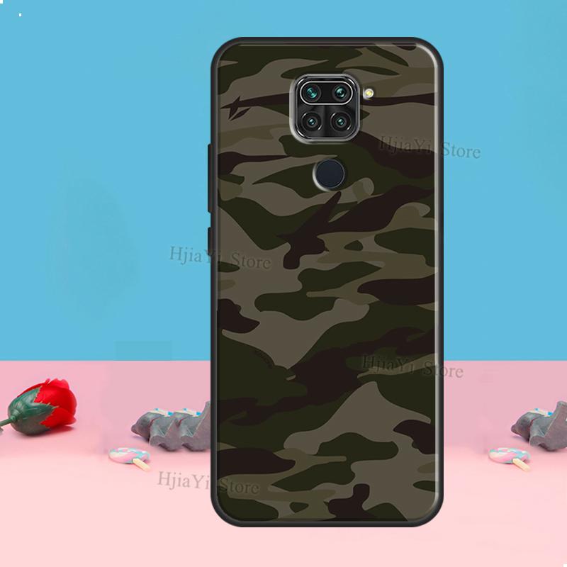 Military Army Camouflage Case For Redmi Note 8 9 10 11 12 Pro Plus 10S 11S 12S Cover For Redmi 9C 10A 10C 12C Coque