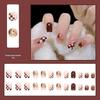 Douyin Trendy Blush False Nails: Pure, Sexy, and Removable Jelly Gel Nail Tips with Whitening Effect