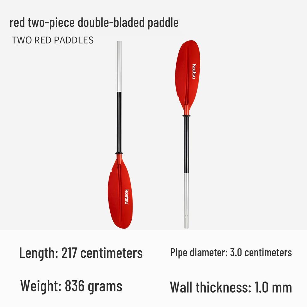 KOETSU Surf Paddleboard Dual-Use Aluminum Paddle: Single/Double Head Kayak & Paddleboard Paddle