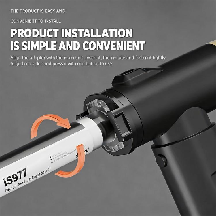 Easy Installation Cordless Adhesive Applicator Portable Interchangeable Tips Precise Flow Adjustment for Repair Work
