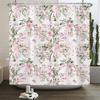 Beautiful Flowers Printed Shower Curtain Waterproof Polyester Curtain With Hook Decoration Bathroom Curtain 3D Shower Curtains
