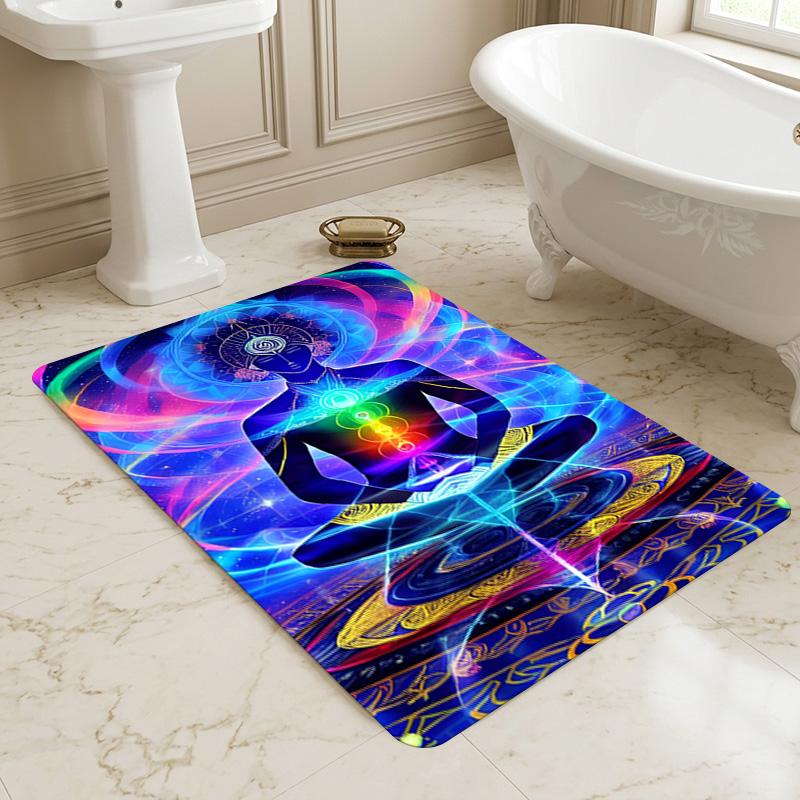 Chakra Meditation Living Room Nonslip Area Rug Soft Carpet For Bedroom Game Playroom Sofa Office Home Decor Doormat Christmas Gift C9301522