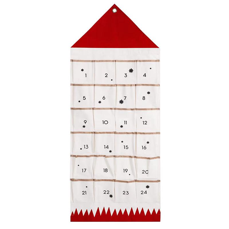 

24 Pockets Multi-Functional Wall Storage Bag Door-Hanging Storage Organizer Bag Household Festival Decorations Gift for Friends