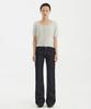 YOUTH Scoop-Neck H/S Knit Cardigan - Light Gray