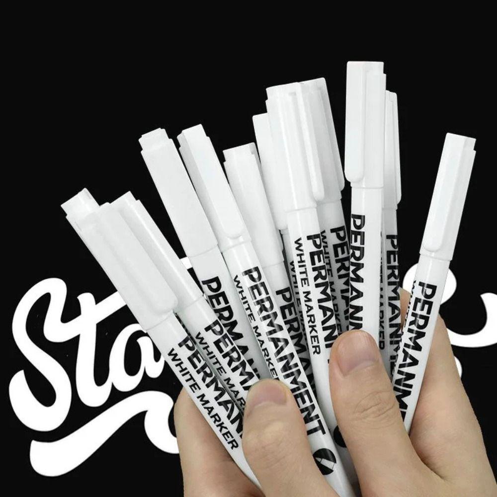 3/6Pcs Oil-Based Paint Marker Waterproof Highlight Marker Art Writing Paint Pens  DIY Painting