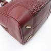 Loewe Amazona 75 Handbag Repeat Anagram 2WAYShoulder Red Calfskin Women Used