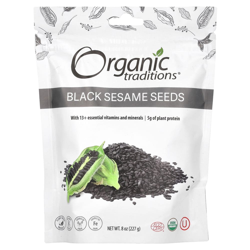 Organic Traditions Black Sesame 227g (8oz)