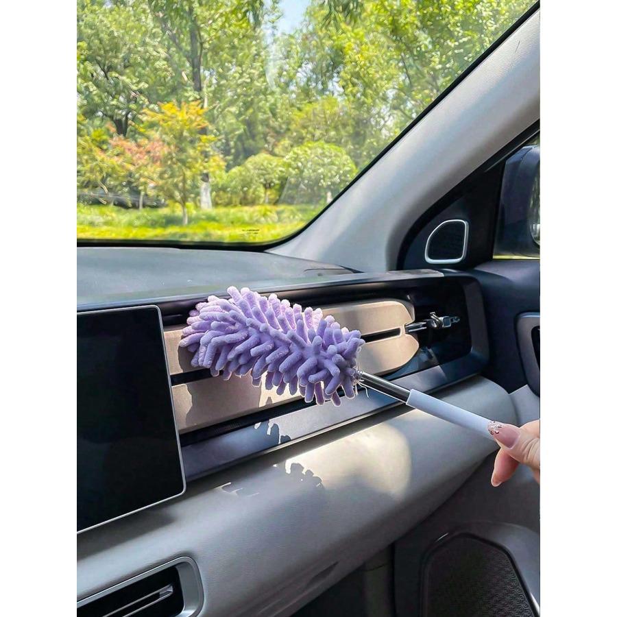 Car Cleaning Tool, Car Dust Brush, Extendable Duster, Car Window Cleaner, Extendable Anti-Static Duster Brush Sweep Dust For Cars Cleaning,