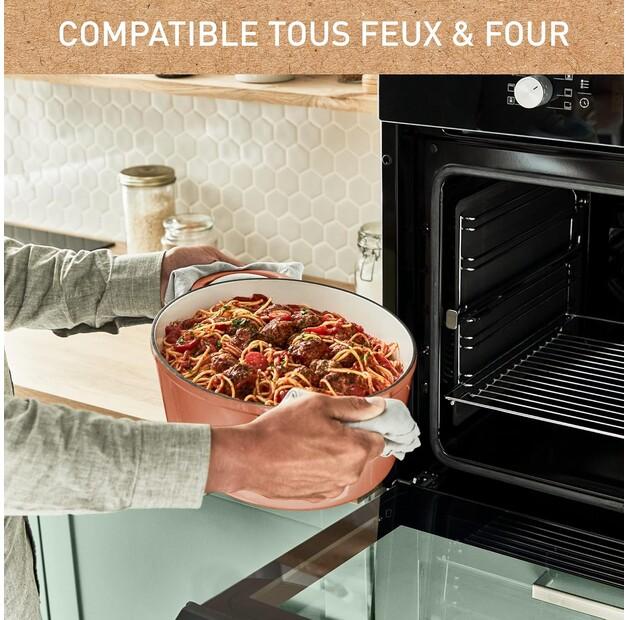 Saucepan Tefal E26005 Lov Round 29 Cm Terracotta (E2600504)