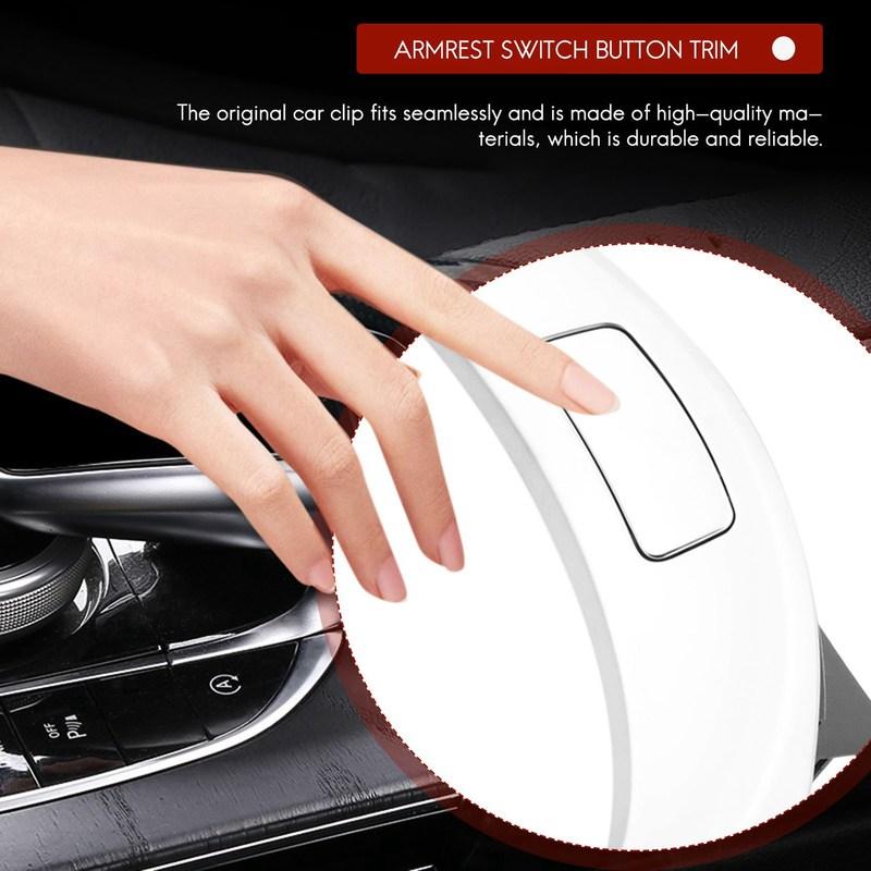 ABS+PC Center Console Armrest Switch Button Trim Cover For Mercedes Benz C GLC Class W205 W253 2015--M53K