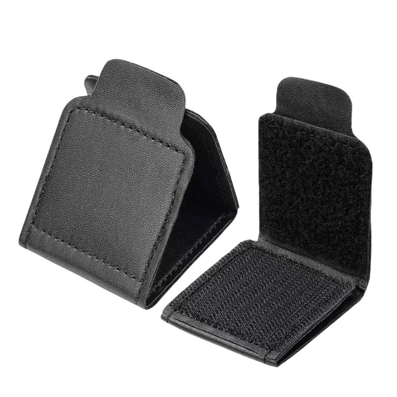 Car Seat Belt Adjuster Black Pu Leather Seat Belt Limiter Fixed Clip Anti-Stretching Neck Belly Car Interior Accessories