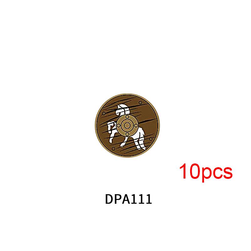 Medieval Knights Figures Accessories Building Blocks Officer Cloak Helmet Cape Armor Shield Black Eagle Red Lion Toys MOC Bricks