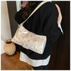 New Rivet Shoulder Bag Texture Niche Simple Personality Design Fashion Trend Small Square Bag