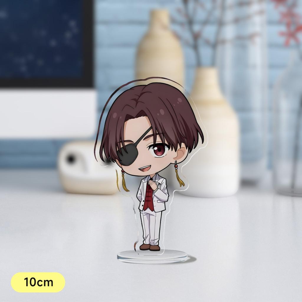 Anime Wind Breaker 10cm Acrylic Stand Sakura Haruka Yukai Akihiko Su Fang Q Version Mini Figure Model Plate Gift