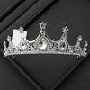 Crown Tiara Bride  Rhinestone Crown  Wedding Dress  Adult Ceremony Birthday  Princess Hair Accessories  Children