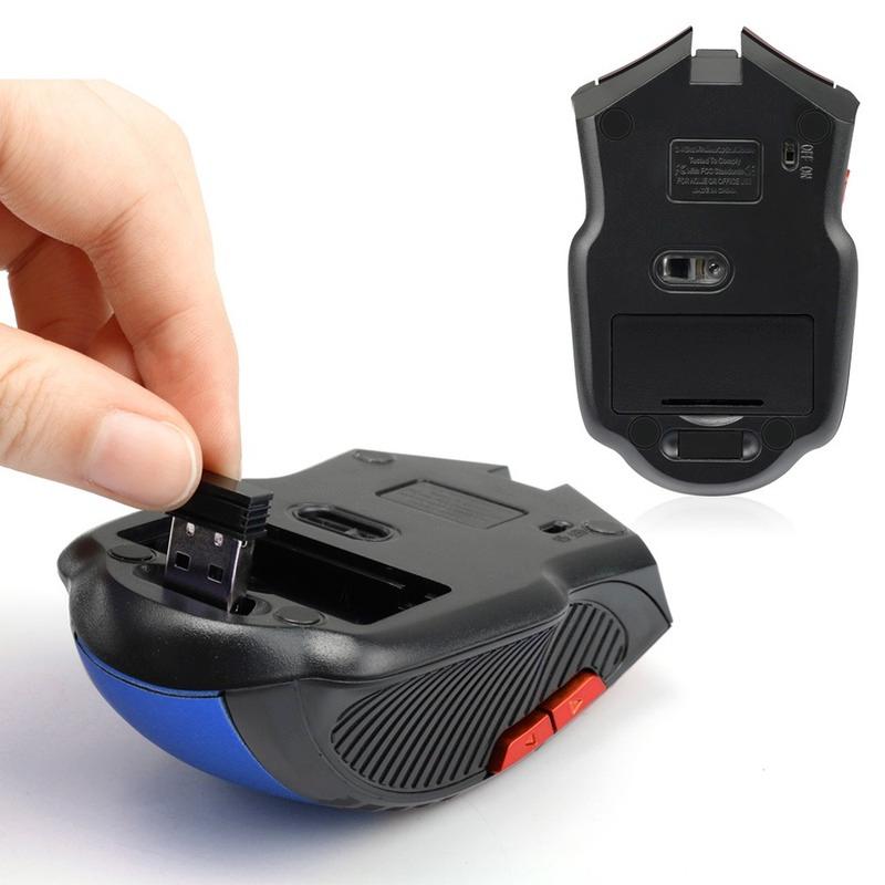 2,4 GHz Drahtlose Maus Optische Mäuse mit USB Empfänger Gamer 1600 DPI 6 Tasten Maus für Computer PC Laptop Zubehör