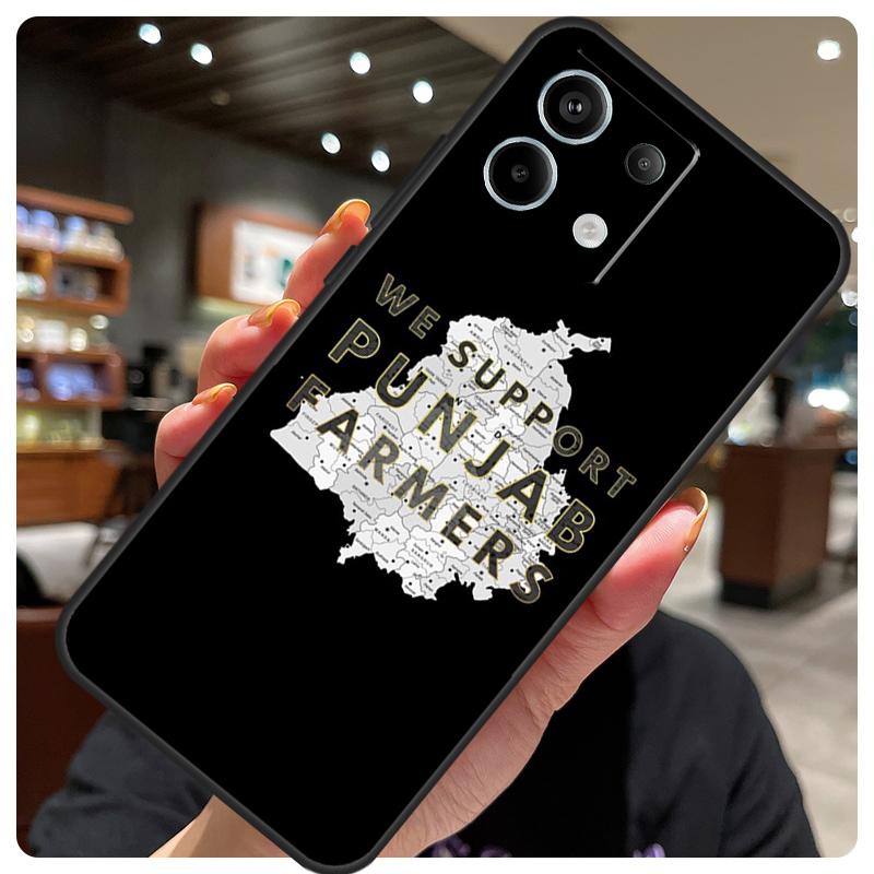 Punjab Map Outline Case For Xiaomi Redmi Note 14 10 13 12 11 15 Pro Plus Cover For Redmi 15 15C 12C 13C 14C 10C
