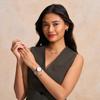 OLIVIA BURTON Classics Classic Silver with White Sunray Authentic Women's Watch, 24000129, 32mm, Swirl, Bracelet,