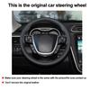 Hand Sewing Car Steering Wheel Cover Braid on the Steering wheel Funda Volante For Faw Besturn x80 2013 2014 2015 2016 2017 2018