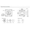 Ac100-240v -d- Tuya App 5in1 Wifi+rf Wall Mounted Touch Panel 1chx2ma Single Color Cct Rgb Rgbcct L
