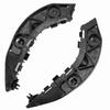 Front Bumper Brackets Support 71193SNAA01 Black Replacement for Civic 20062011