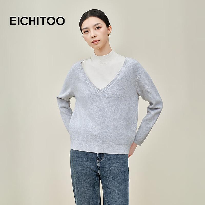 EICHITOO Women s Two-Piece Knit Top M