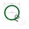 Heart-Shaped Silicone Bracelet Keychain Phone Strap