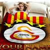 1PC Galatasaray S Custom Name Patterned Flannel Blanket Suitable For All Seasons for Home Decor Warmth and Comfort Gifts Holiday Present