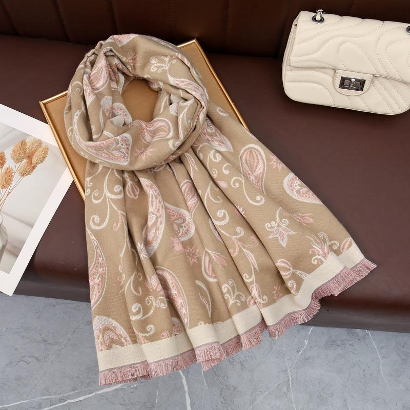 

Осень и зима новый горячий тренд принт кешью имитация кашемира шарф универсальный модный высокое качество декоративный внешний платок длинный шарф 182*63cm