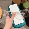 Ultra-Light Primary and Secondary School Students' Glasses Frame Oval Small Frame Glasses Glasses Men and Women Can Be with Degrees