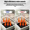 Multifunction ABS Solar Oxygen Pump Five-Speed Solar Powered Oxygen Generator Adjustable Ultra-quiet Oxygen Compressor Aquarium