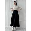 Scuba Hijab Flared Skirt