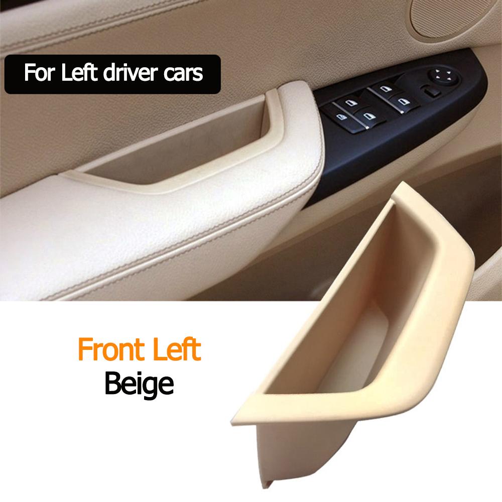 LHD RHD Interior Driver Door Pull Handle Armrest Panel Storage Box Cover For BMW X3 X4 F25 F26 2011 2012 2013 2014 2015 2016