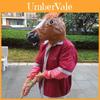 Máscara de Cabeza de Caballo de Látex de Calidad Premium Perfecta Para Fiestas de Halloween y Cosplay