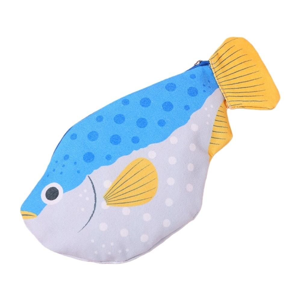 Pufferfish Back-To-School Stationery Bag Deep-Sea Fish Marine Organism Pencil Pouch School