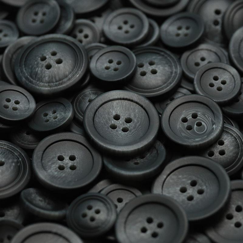 Resin Button Four-Eye Blazer Double-Sided Nippi Coat Buttons Trench Coat Cardigan Clothing Accessories Buttons