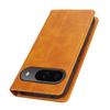 For Google Pixel 9/Pixel 9 Pro Case PU Leather Wallet Magnetic Closing Phone Cover -  Light Brown