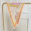 Diamond Scarf Carriage Print Brand Silk Scarves Wraps Women Luxury Bandana Headband Lady Hijabs Foulards Neckerchief Shawls