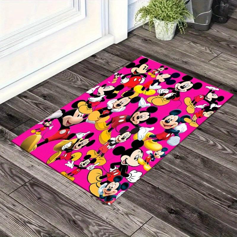 

1pc Mickey Mouse Pattern Area Rug Soft Flannel for Living Room, Office, Bedroom, Outdoor and Camping, Sofa Coffee Table 60cm by 90cm