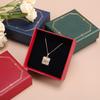 Chinese Red & Dark Green Jewelry Gift Box for Necklace, Ring, Earring - Classic Style Ornament Box