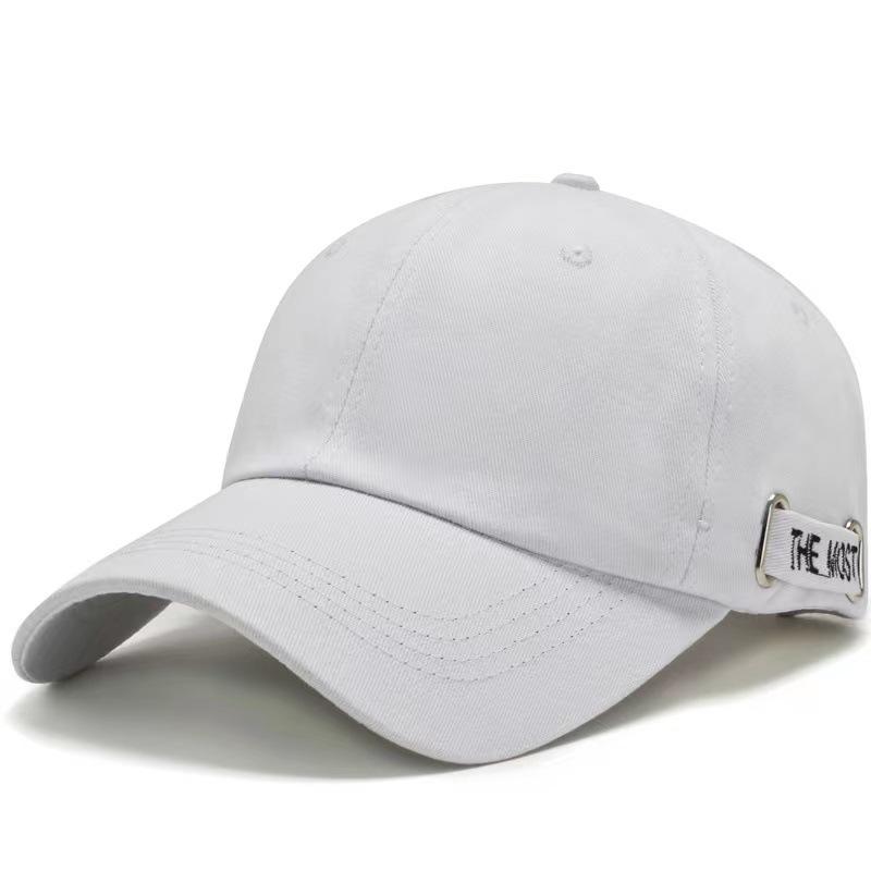 Spring new hip-hop baseball cap cotton side embroidered letters casual peaked cap outdoor sun hat